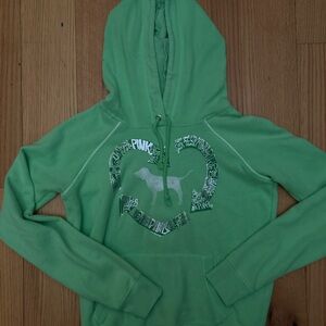 Victoria's Secret PINK Green Hoodie